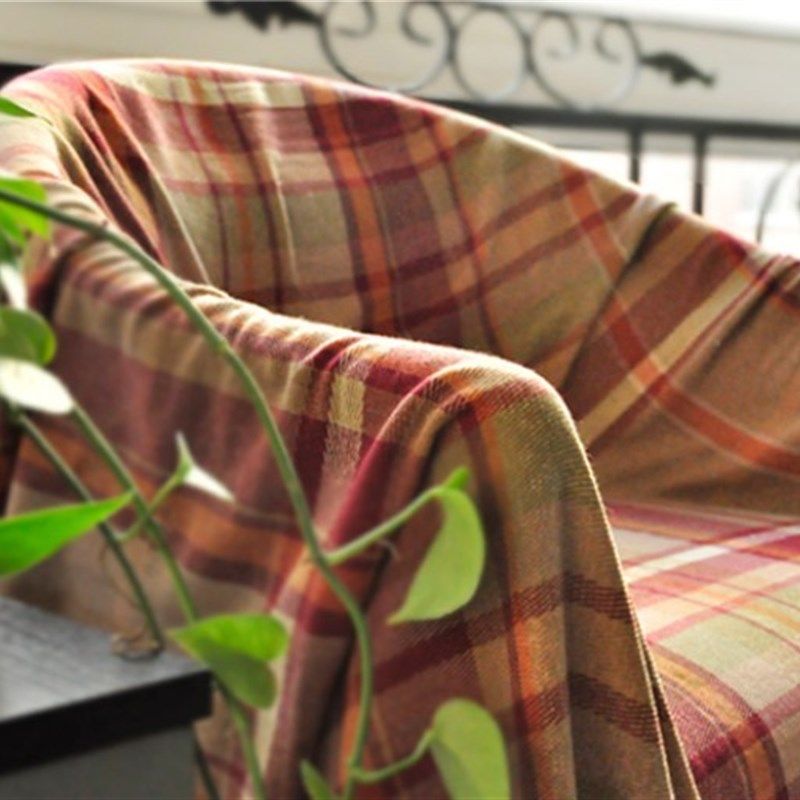 全盖布艺雪尼尔沙发毯沙发巾刚琴盖布/罩床盖格子控休闲毯沙滩巾,居家布艺,沙发套,淘宝优惠券,粉丝福利购,淘宝优惠卷