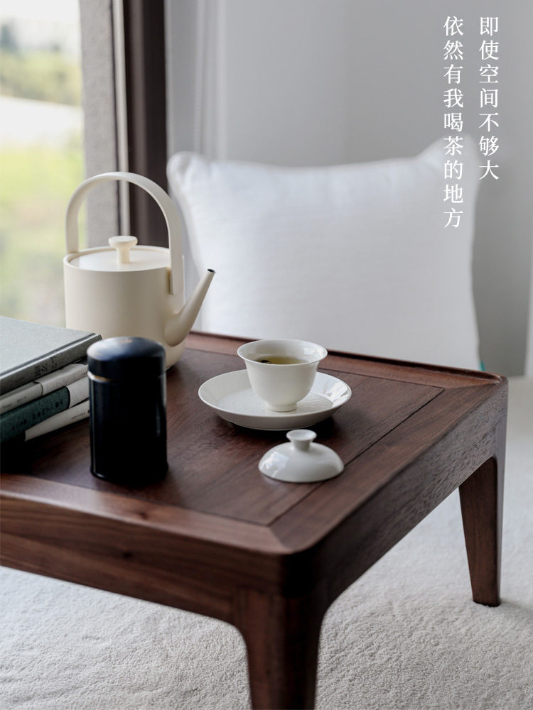 新中式实木飘窗榻榻米茶几