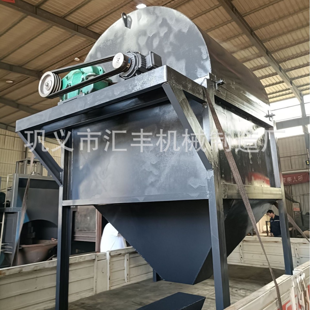 金属铝筛分滚筒筛密闭式一体机
