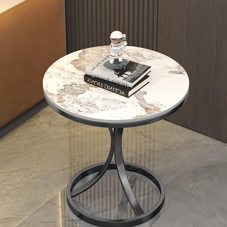 客轻奢岩边几板小蛮腰边小茶几大理石厅沙发角几简约可移动阳台小