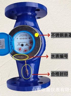 d50法连接兰水表旋翼式水DN6DFZ5冷水优惠n2寸冷水表热干式防冻