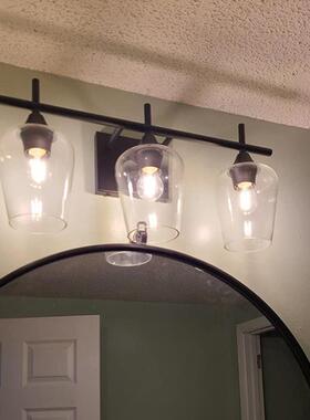 式oof风酒瓶玻美璃壁灯复古3201l工业风简约浴室镜前灯跨境电商亚