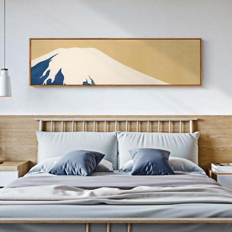 木日式原风卧SQ5096室床头客厅山装饰画新店中式水风景壁画酒民宿