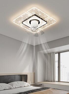 厅灯l00587ed摇头风扇客灯2025新款代现吸顶灯餐年厅一体吊扇灯卧