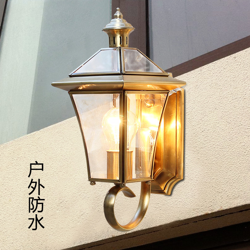 太阳能户外防水人体感应壁灯