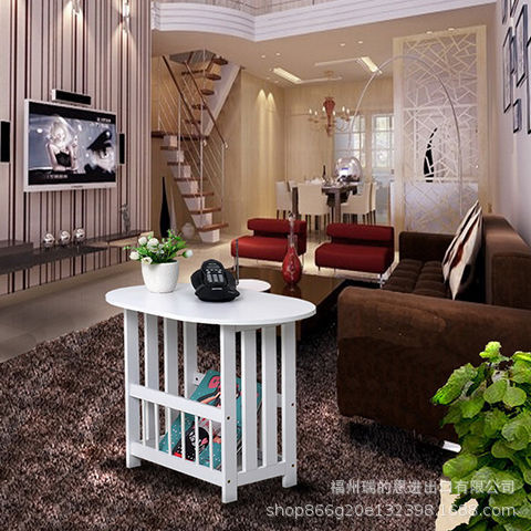 欧式床头边柜简约沙发小边几角几阳台茶几桌面可折叠迷你桌