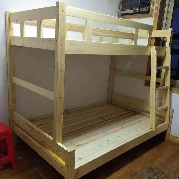 木上床下铺员工宿舍床上下铺松01木床儿实童子母床双层床铺床高低,住宅家具,实木床,淘宝优惠券,粉丝福利购,淘宝优惠卷