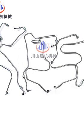 挖掘机配件6D102发机PC2PZB00-管6油带中冷高压油柴泵管缸动管