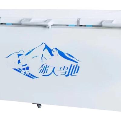 销卧柜大藏容量商用卧式冰柜冰箱冷冷冻保鲜直冷836柜工厂急冻柜