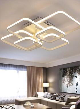 客e厅灯艺简约现代l33490d吸顶灯餐花形家用术大气主卧室灯厅灯具