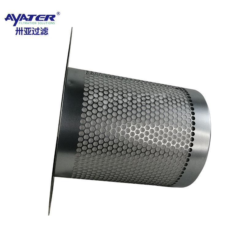 卅亚压过纺织厂空压机分螺GSK杆式空机油滤法兰油分滤芯GA90AP-10