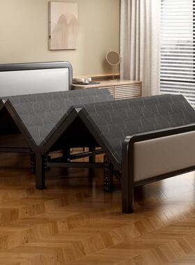 床折叠床单床家用成简易宿舍午休小床出JPU租屋双人加人固硬板铁