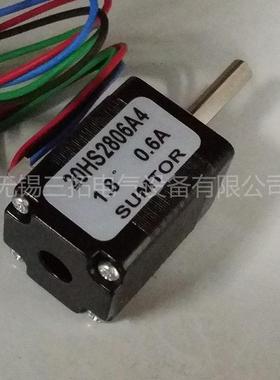 微型20步进电m机28mm轴径4smm贴片马机12-24v两相20HS28064线混合
