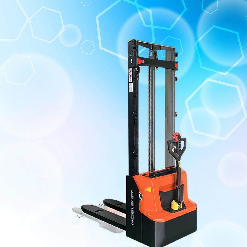 PSE12B/N诺叉车全电动半动升堆高车2吨全电自动降叉车步力行式小