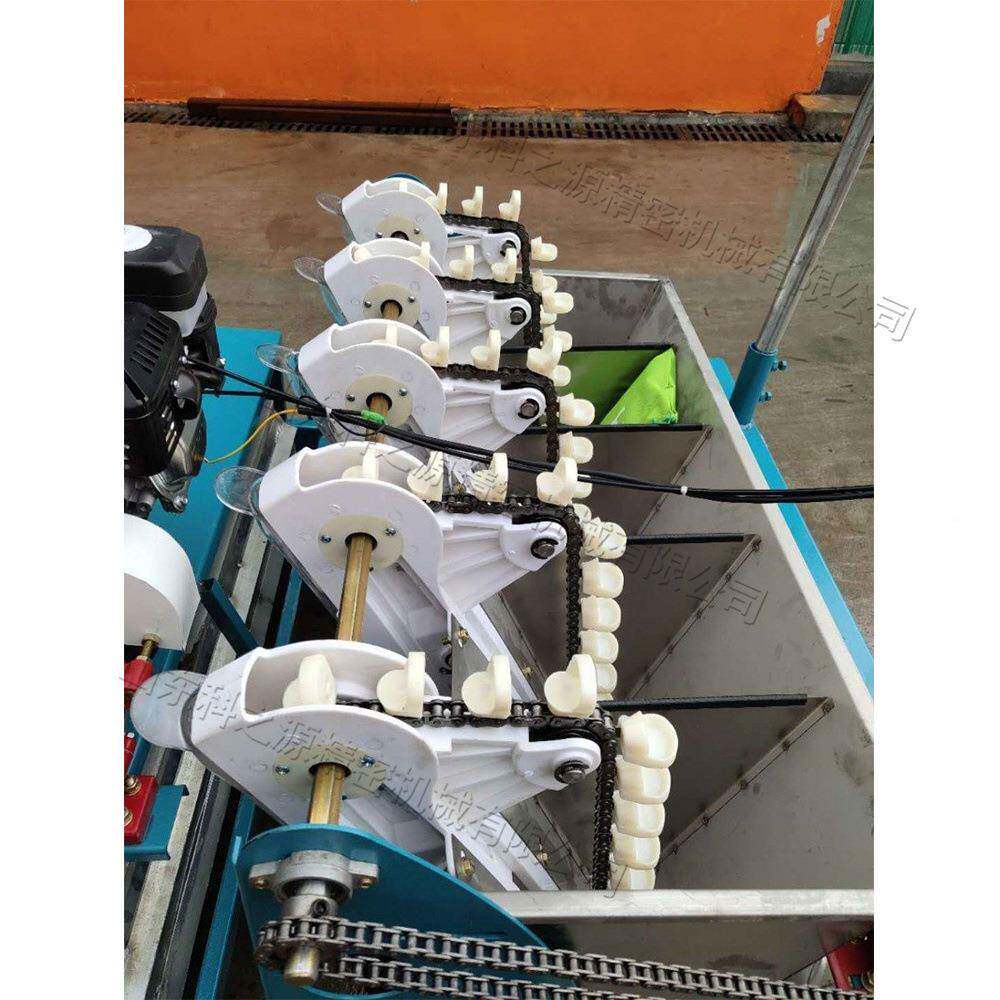 手式大蒜播机农动用自大蒜播种设备汽油款自走式大种CEE蒜推种植