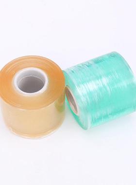 P宽VC绿色电线小卷774缠绕膜拉伸自粘规膜格5cm每包108小卷