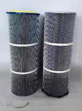 不锈防静电覆PTFE膜防静电除尘滤芯滤筒工业钢除尘器膜覆OVS除尘