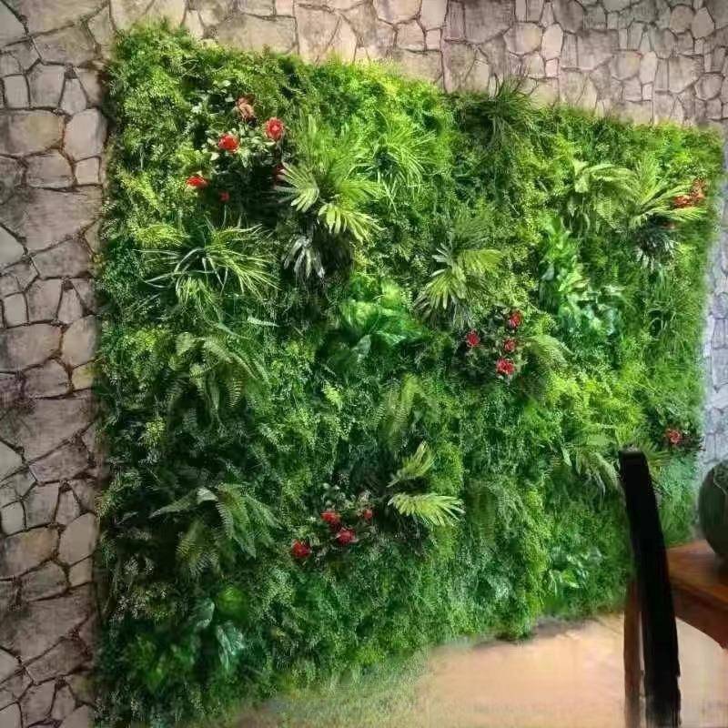 绿植墙植皮物墙人造草假花墙面饰室内外假装绿草坪F9657MJH植植物