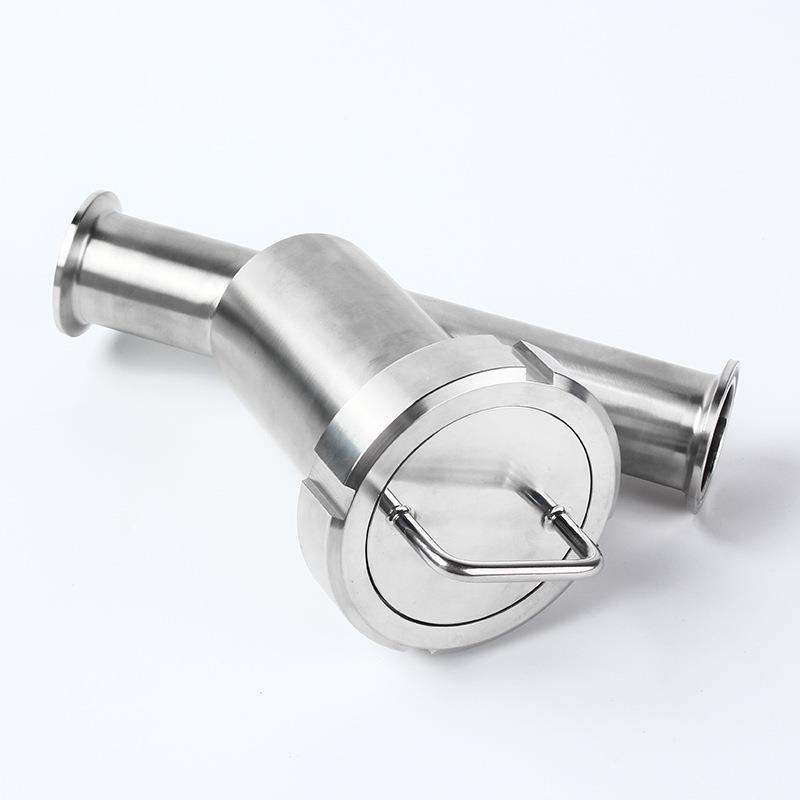 y型过滤器30不锈钢4快装式卡箍式式Φ51-Φ1三通滤网管卫道生级角