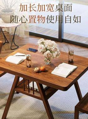 休实木12199阳台小茶桌组合新款小户型防油户闲桌椅桌三件套茶台