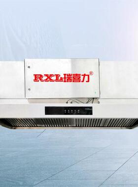 瑞喜力商用油烟净化TJZ一体机餐处饮烟厨房酒理店烟罩式油净化设