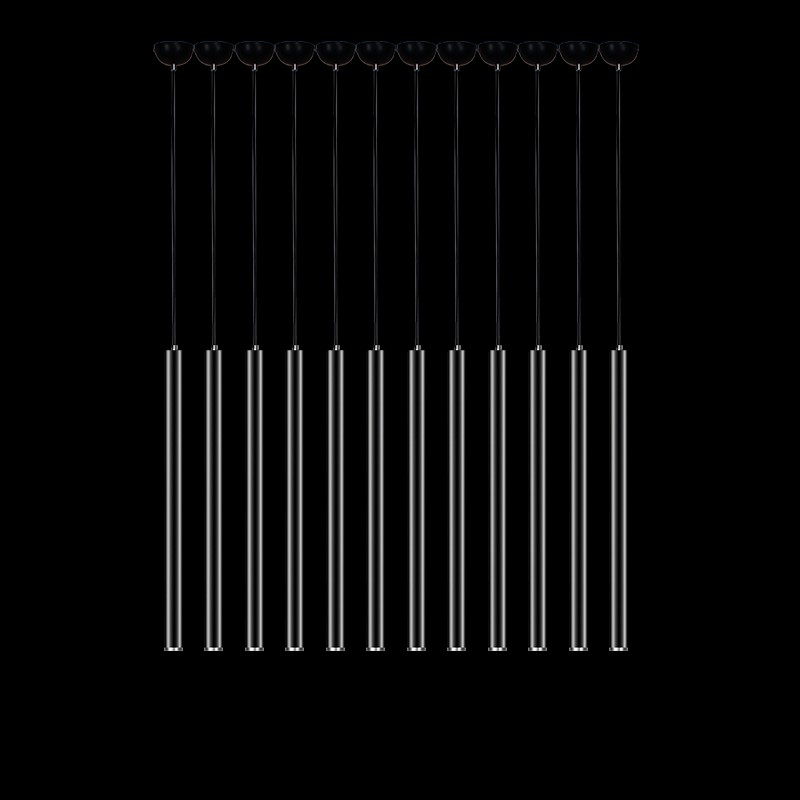 led餐厅吧台吊灯简约现代咖啡厅酒店前台店铺商用圆柱长筒小吊灯