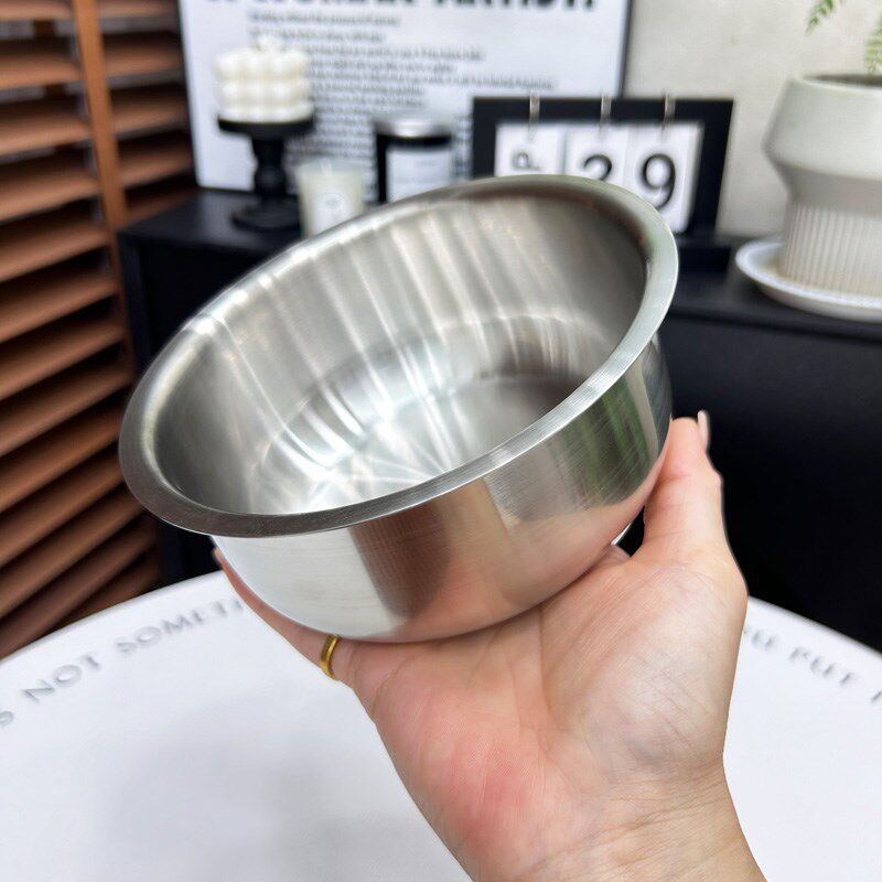 可加热的碗 小怪兽加厚304不锈钢儿童碗蒸蛋碗宝宝辅食吃饭小碗