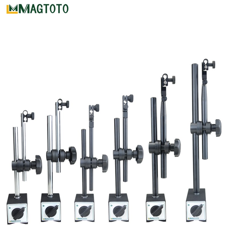 曼量百分表座磁力杠杆加强锁紧磁性表座机械微调支架表架开关式