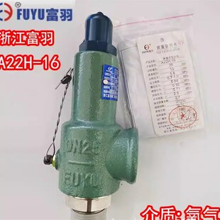 富羽安全阀A22H-16 氧气等特殊气体安全阀可代检测