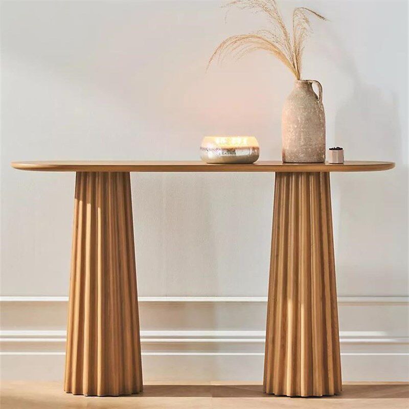 Aweek中古风饭厅实木条案客厅靠墙小桌子民宿覆古入户玄关台边桌