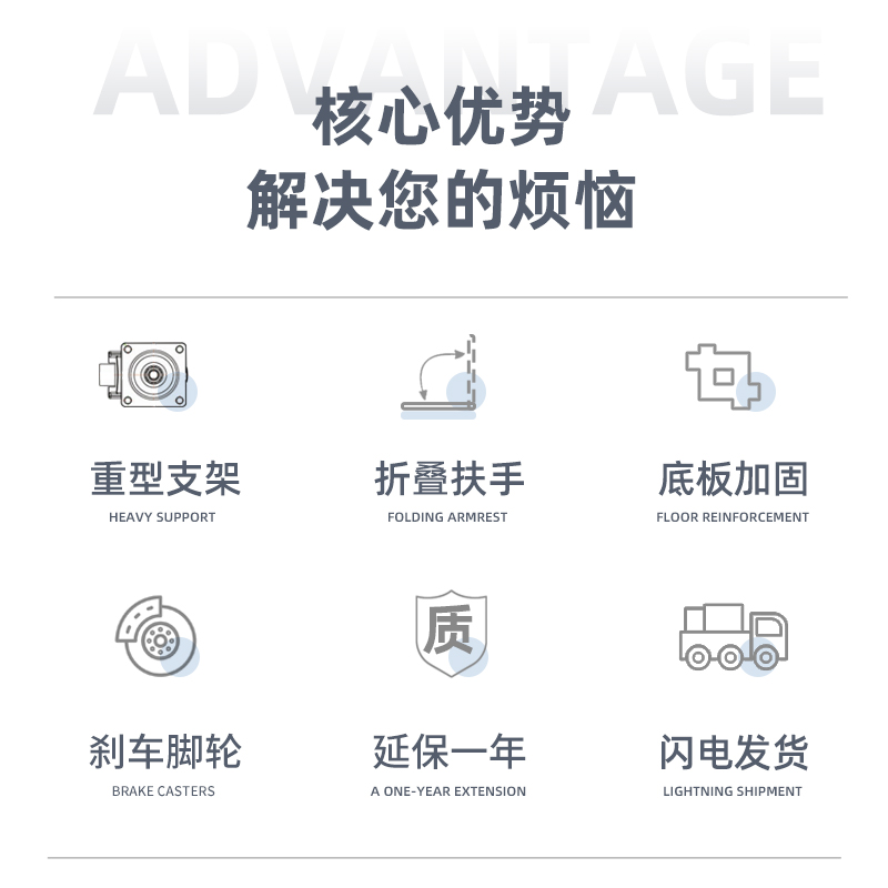 静音平板车手推车小推车拉货车搬运车推货车折叠刹车板车方管加强