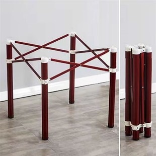 圆桌10人12人家用吃饭桌子  大台面玻璃转盘圆桌腿食堂农村圆餐桌