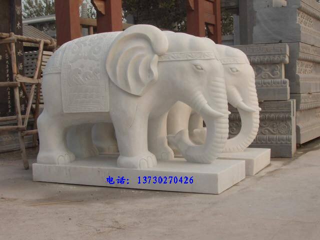 石雕象 石雕大象 雕刻象 景观雕塑 象雕塑 门口象 吉祥如意象