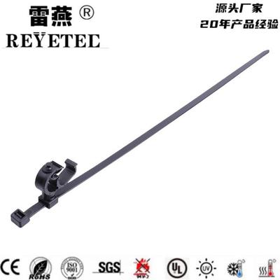 雷燕科技带管夹的分体式固定扎带 汽车扎带 156-03374/T120RIAHC