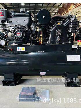 活塞皮带空气压缩机30加仑1.25mpa阿斯米安全阀EPA百力通汽油机