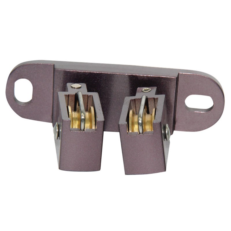 恋晴转角升降晾衣架配件滑轮万向轮铝合金铜轮阳台晾衣架滑轮配件