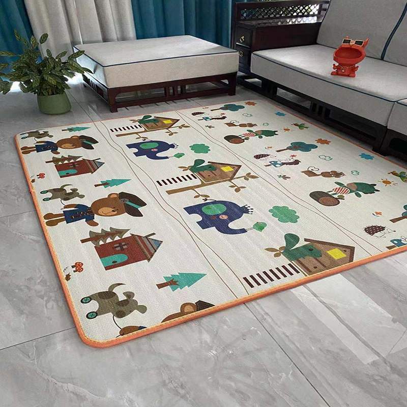 儿童地毯客厅防水小孩爬行垫宝宝泡沫无味爬行毯卧室地垫爬爬垫