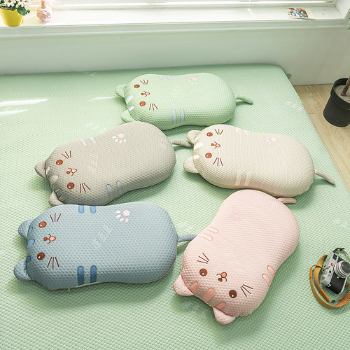 猫肚枕枕套躺到猫咪肚皮枕枕头套学生记忆枕猫肚子猫腹枕套儿童