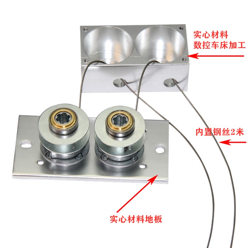 升降晾衣架手摇器摇手器手摇晒衣架配件升降器杆式通用阳台摇把