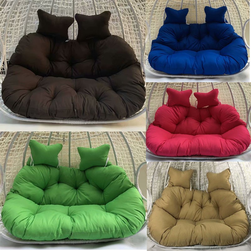 吊椅秋千鸟巢坐垫单人人吊篮换洗可拆洗靠垫圆形垫子摇篮椅垫