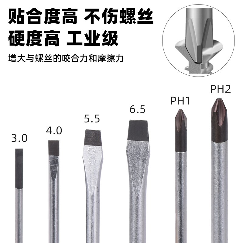 FELO螺丝刀德国十字一字螺丝批特种钢超硬高强度改锥工业级