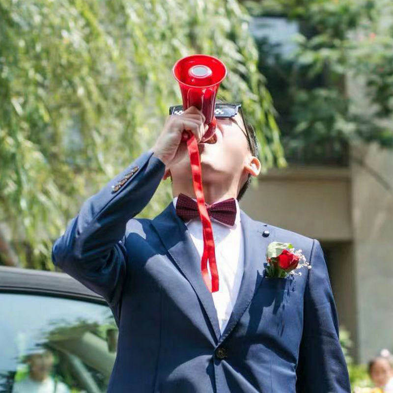 抖音结婚礼堵门拦门恶搞整蛊新郎伴郎接亲游戏道具迎亲喊话小喇叭