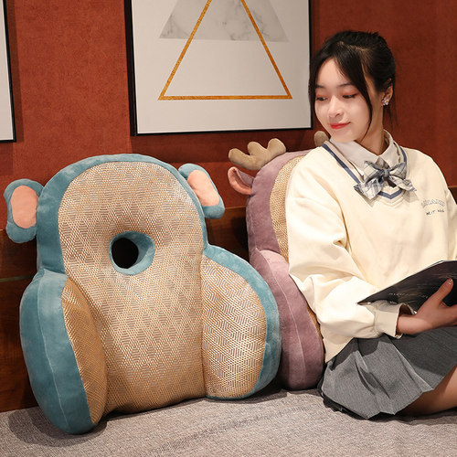 凉席床头靠垫软包护腰靠枕大靠背沙发抱枕床上靠枕头床上看书夏季