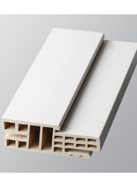 E100 厂家直供PVC门木塑门 木塑门套线条门套线 绿色环保装饰线条