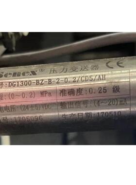 DG1300-BZ-B-2-0.2/CD5/AH压力变送器senex森纳士原装