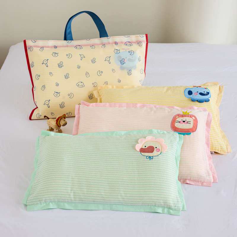 儿童荞麦枕小枕头6岁以下纯棉枕芯A类宝宝枕睡眠全棉1到3岁可拆洗