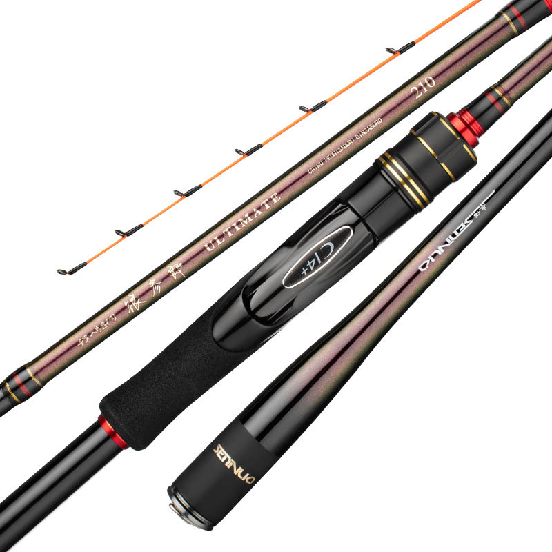 森诺银参郎1.8/2.1米筏竿海钓筏杆抛投打串钩近海船钓贡海蛎杆子