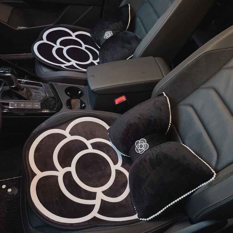冬季汽车坐垫毛绒单片车内座椅加热座垫女款四季通用小车保暖靠垫