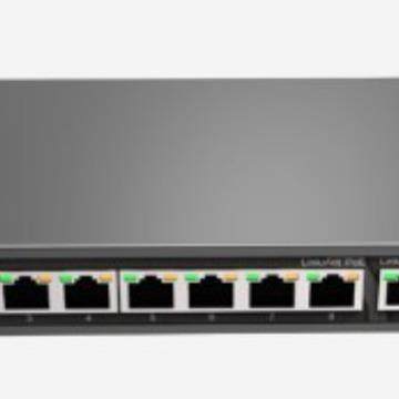 锐捷 RG-ES110GD-P 监控交换机 8口千兆POE供电非网管交换机