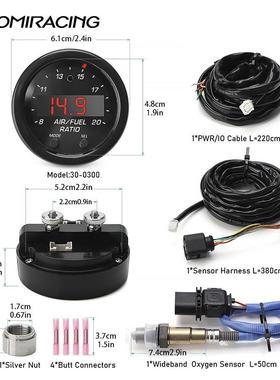 汽车O2空气燃油比仪表套件EM 30-0300X系列宽频LSU4.90258017025